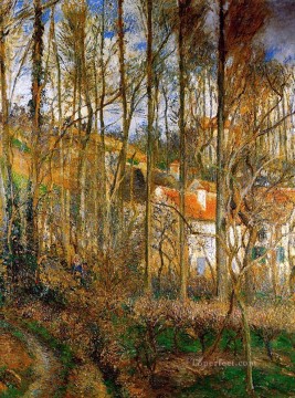  Pontoise Works - the cote des boeurs at l hermitage near pontoise 1877 Camille Pissarro